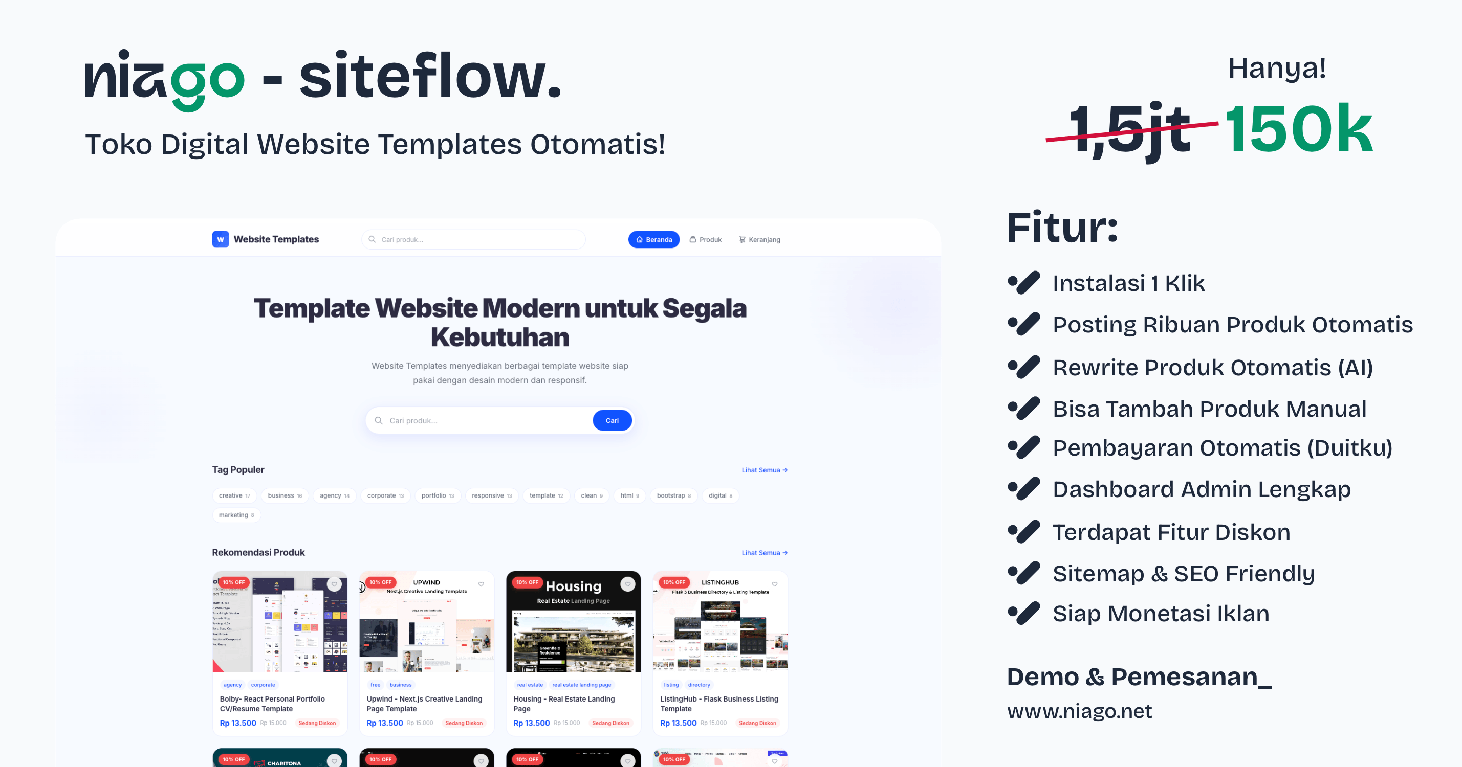 Siteflow - Template UI Website